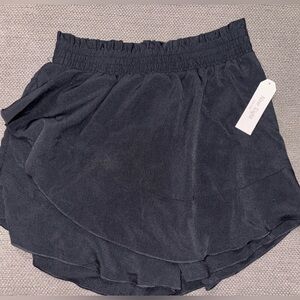 Nine.Eight New York Black Skort Skirt Shorts NWT Size S